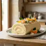 Bûche de Noël à la clémentine : dessert festif et gourmand