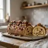 Bûche de Noël aux Marrons et Chocolat Fondant