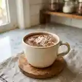 Cacao chaud onctueux à la noix de coco