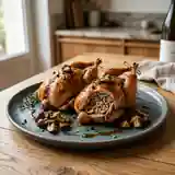 Cailles farcies aux cèpes : recette gourmande et raffinée