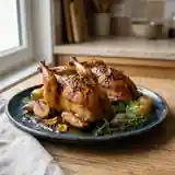 Cailles rôties à la moutarde et au miel : recette savoureuse et facile