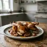 Cailles rôties aux échalotes caramélisées : recette gourmande et facile