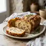 Cake apéritif moelleux aux oignons caramélisés et lardons fumés