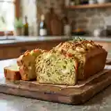 Cake Moelleux à la Courgette, Lardons et Fromage de Chèvre