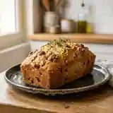 Cake moelleux au chèvre, noix croquantes et raisins secs