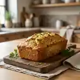 Cake moelleux au persil frais et moutarde relevée