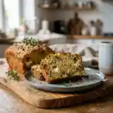 Cake courgettes, aubergines et chèvre