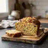 Cake moelleux aux olives vertes, noisettes croquantes et comté fondant