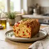 Cake aux Poivrons Grillés
