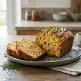 Cake moelleux aux trois poivrons colorés et saumon fumé