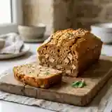 Cake moelleux de volaille au vin rouge et coriandre fraîche