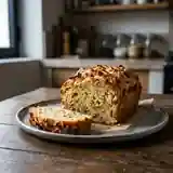 Cake salé gourmand aux oignons caramélisés et lardons croustillants