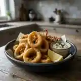 Calamars frits ultra-croustillants au citron