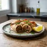 Calmars farcis aux aubergines : recette gourmande et savoureuse