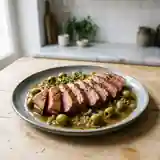 Canard sauvage mijoté aux olives vertes : recette savoureuse et facile