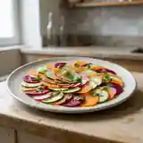 Carpaccio de Crudités Fraîches et Colorées