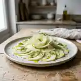 Carpaccio de fenouil frais et croquant, vinaigrette citronnée