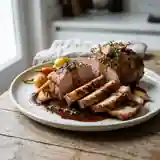 Carré de porc à l'ancienne fondant et savoureux