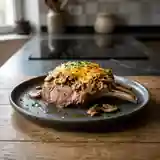 Carré de veau gratiné aux champignons : recette gourmande et facile