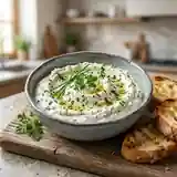 Cervelle de canut crémeuse et herbes fraîches