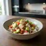 Ceviche Tricolore Acidulé à l'Avocat