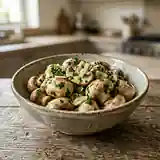 Champignons marinés à l'ail et persillade