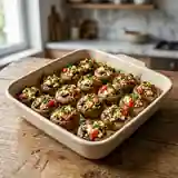 Champignons farcis à la grecque savoureux et faciles