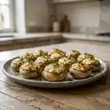 Champignons farcis au carré frais : recette gourmande et facile
