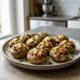 Champignons farcis au parmesan