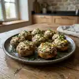 Champignons rôtis au Tartare
