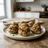 Champignons farcis maison savoureux et faciles