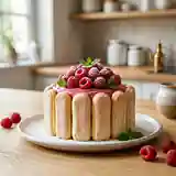 Charlotte aux framboises crémeuse : dessert léger et gourmand