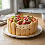 Charlotte aux fruits frais et mascarpone onctueux