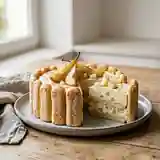Charlotte aux poires, cœur fondant et aérien
