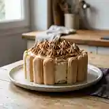 Charlotte de riz au lait vanillé et meringue