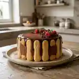 Charlotte fondante au chocolat noir : dessert gourmand et facile