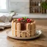 Charlotte fraîche à la mousse onctueuse au chocolat