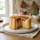 Charlotte glacée au caramel fondant : dessert gourmand et facile