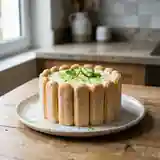 Charlotte glacée au citron vert : dessert frais et gourmand