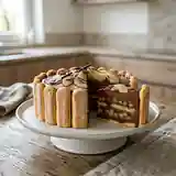 Charlotte gourmande au chocolat et poires fondantes