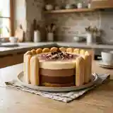 Charlotte gourmande aux trois chocolats fondants