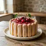 Charlotte légère aux cerises : dessert frais et gourmand