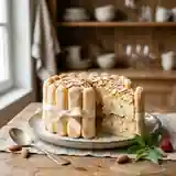Charlotte Malakoff aux Amandes : Dessert Gourmand et Raffiné