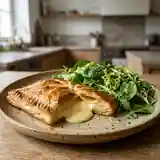 Chausson léger au Saint-Marcellin et sa vinaigrette au miel