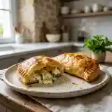 Chaussons fondants au fromage de chèvre frais et menthe parfumée