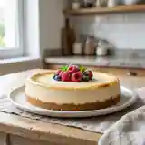 Cheesecake crémeux au Saint-Morêt : dessert gourmand et facile