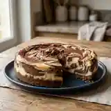 Cheesecake Marbré au Chocolat Fondant