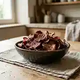 Chips croustillantes de betteraves maison