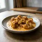 Chou-fleur rôti à la sauce échalote et paprika savoureuse