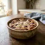 Clafoutis aux cerises cœur amandine